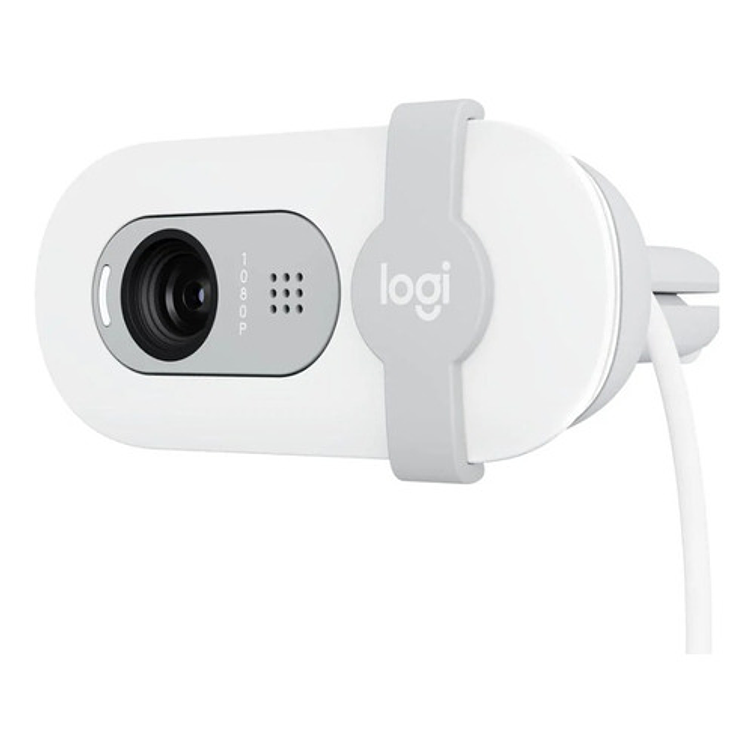 Camara Webcam Logitech Brio 100 Blanco Usb 4
