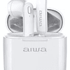 Audífonos Aiwa Inalámbricos Tws Bluetooth Aw9 Blanco