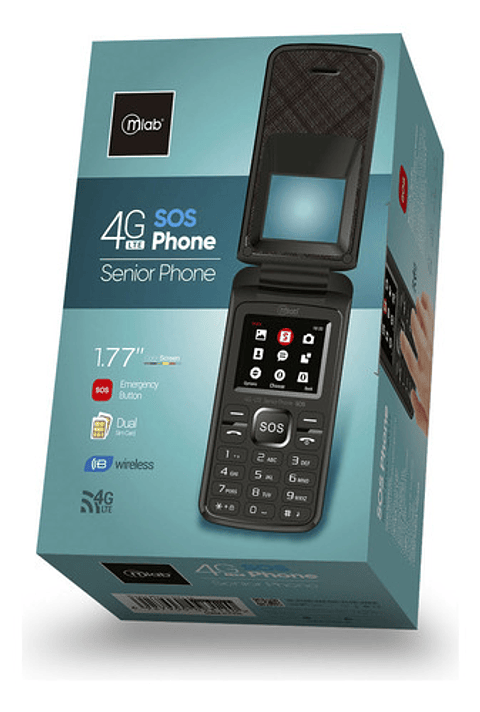 Telefono Celular Senior Sos 4g Mlab 9312 Dual Sim
