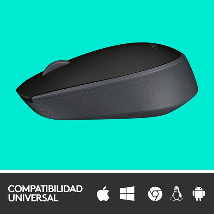 Mouse Inalambrico Logitech M170 Negro 910-004940 5