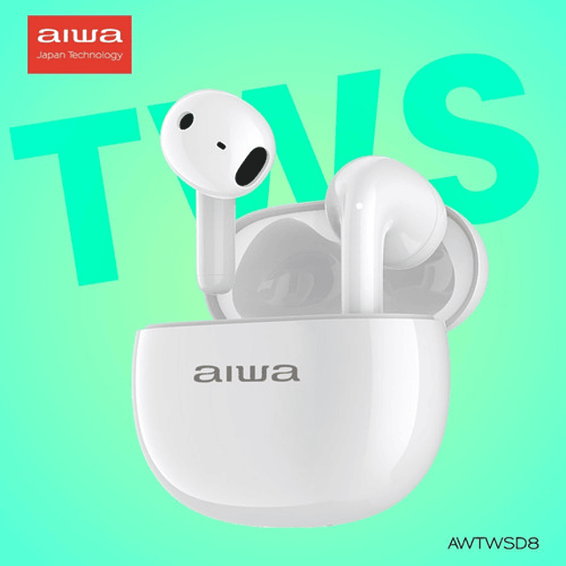 Audífonos Aiwa Inalámbrico Tactil In-ear Bluetooth 5.3 WSD8