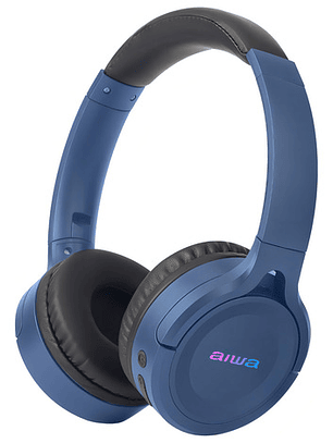 Audífonos Inalámbricos Aiwa Awk17u Color Azul