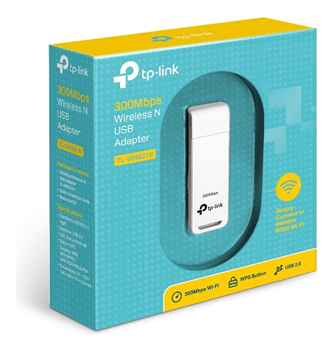 Adaptador Wifi Tp-link Usb N 300 Mbps Tl-wn821n