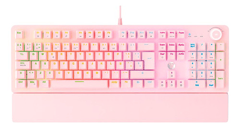 Teclado Gamer Fantech Maxpower Mk853 Sakura Sw Red Español