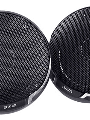 Parlantes Auto Aiwa 2 Vías 100w 10cm Taw-1022 Color Negro Negro