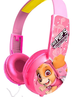 Audífonos Para Niños Paw Patrol Color Sky