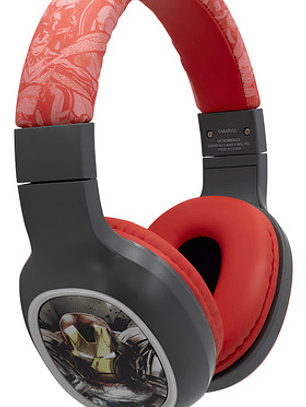 Audífono Teen Iron Man Alámbrico Color Rojo