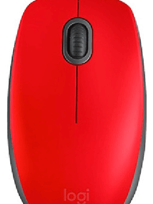Logitech M110 Silent Optico Mouse Usb Red Color Rojo Rojo