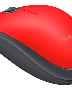 Logitech M110 Silent Optico Mouse Usb Red Color Rojo Rojo