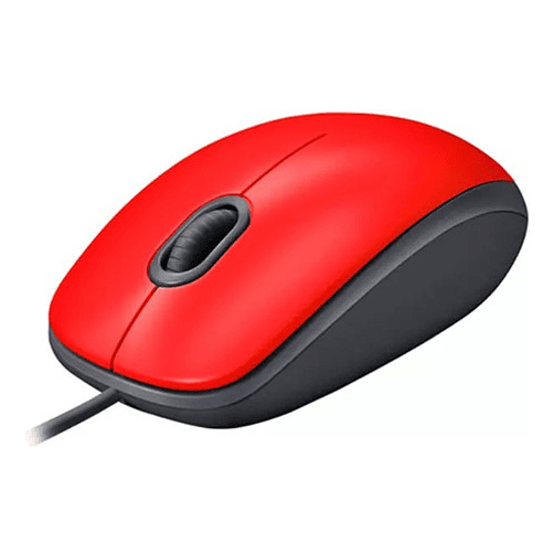 Logitech M110 Silent Optico Mouse Usb Red Color Rojo Rojo 3