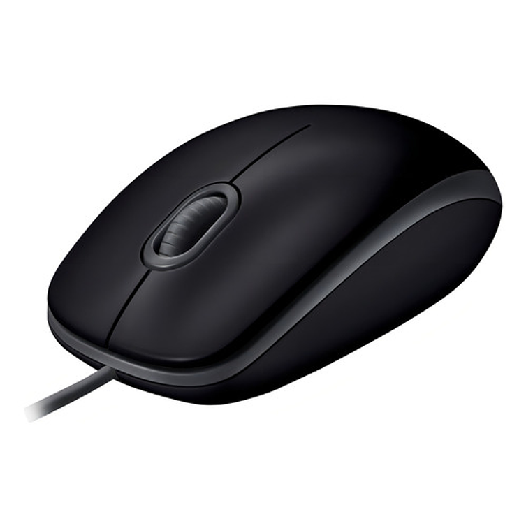 Ratón Usb Logitech M110, Silencioso, Con Cable, Negro Negro Y Gris 1