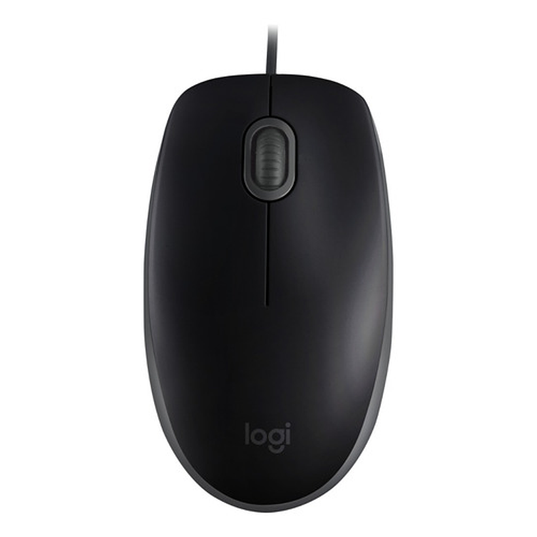 Ratón Usb Logitech M110, Silencioso, Con Cable, Negro Negro Y Gris 3