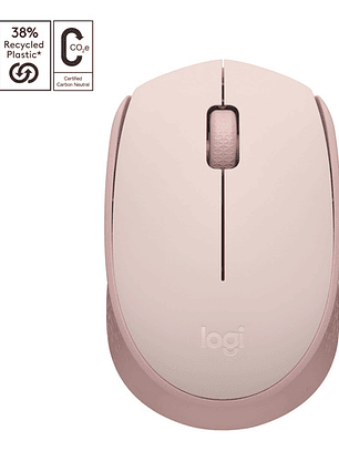 Mouse Inalambrico Logitech M170 Rosado Color Rosa