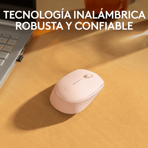 Mouse Inalambrico Logitech M170 Rosado Color Rosa 2