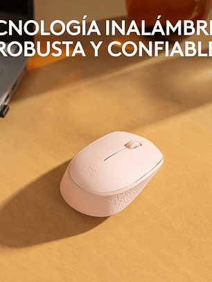 Mouse Inalambrico Logitech M170 Rosado Color Rosa