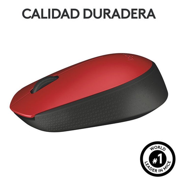 Mouse Inalambrico Logitech M170 Rojo 4