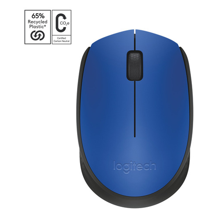 Mouse Inalambrico Logitech M170 Azul 1