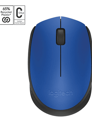 Mouse Inalambrico Logitech M170 Azul
