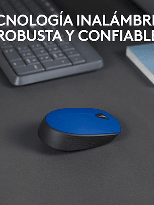 Mouse Inalambrico Logitech M170 Azul