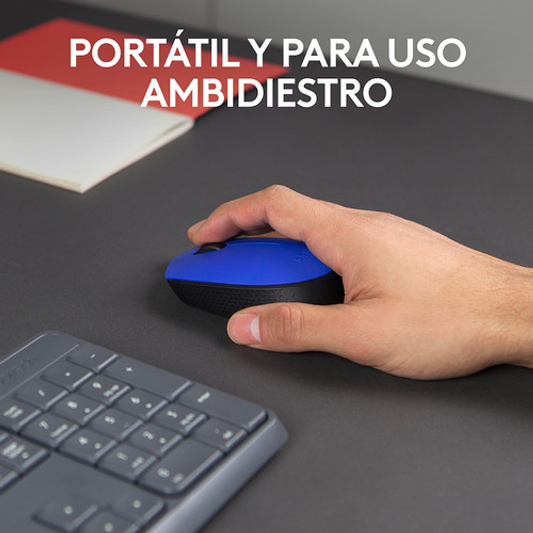 Mouse Inalambrico Logitech M170 Azul 3