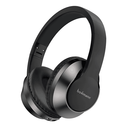 Audífonos On Ear Bowmann Con 8 Horas De Autonomía Bw-h40 Negro 1