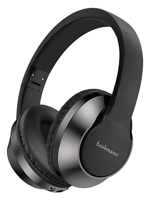 Audífonos On Ear Bowmann Con 8 Horas De Autonomía Bw-h40 Negro
