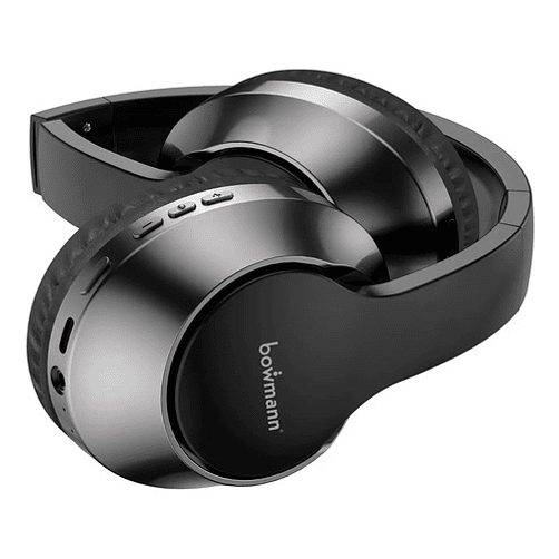 Audífonos On Ear Bowmann Con 8 Horas De Autonomía Bw-h40 Negro 2