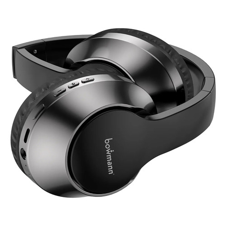 Audífonos On Ear Bowmann Con 8 Horas De Autonomía Bw-h40 Negro 2