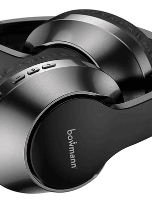 Audífonos On Ear Bowmann Con 8 Horas De Autonomía Bw-h40 Negro