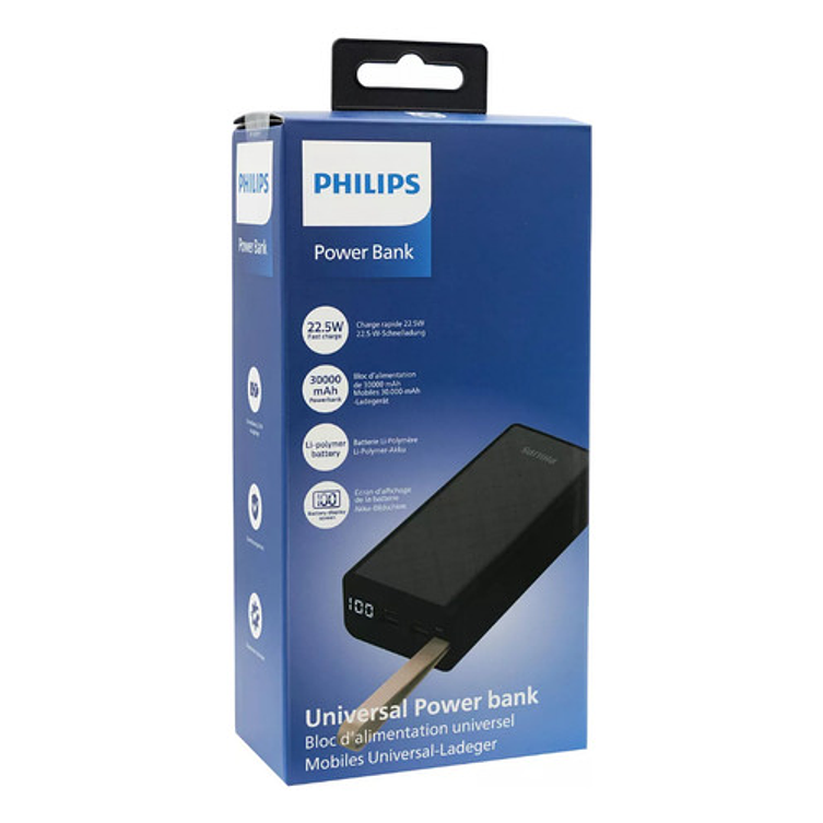 Cargador Portatil Philips Dlp9790hb/95 30000mah 22.5w Negro Negro 5