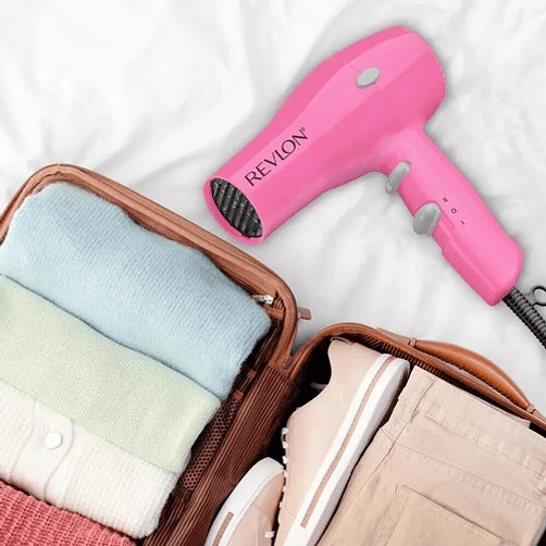 Secadora Ionica Y Compacta Revlon Essentials Rosa 1875 W Rosa 5