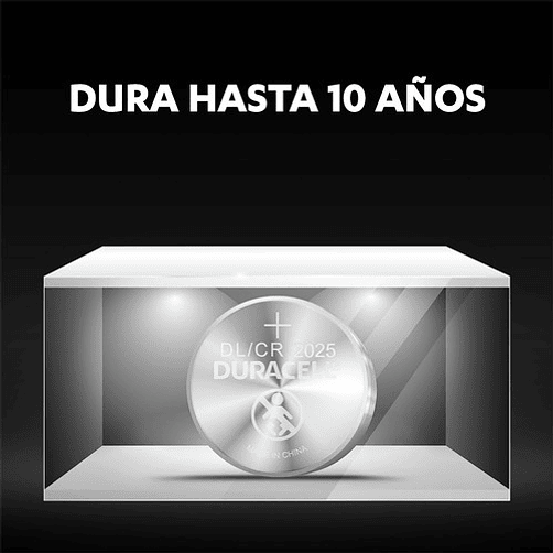 Pila Botón Duracell Cr2025 Tira X 5 Unidades 4