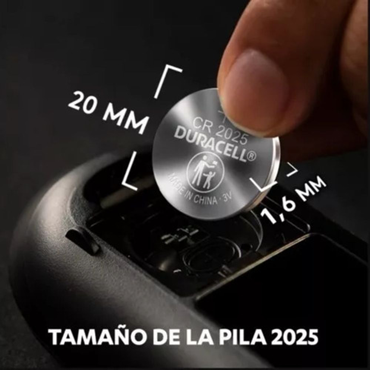 Pila Botón Duracell Cr2025 Tira X 5 Unidades 5