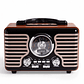 Radio Parlante Retro Vintage Am Fm Bluetooth Audiolab - Miniatura 2