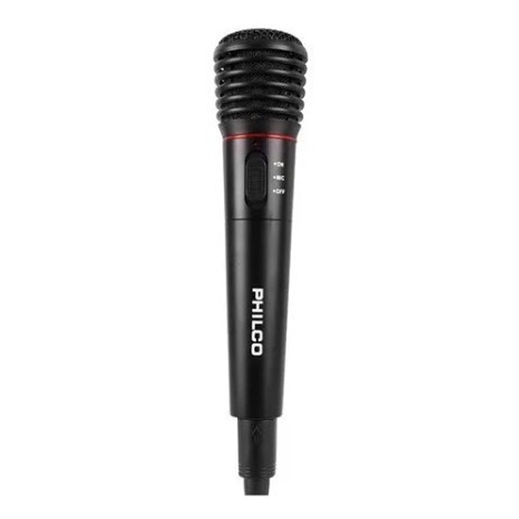 Microfono Karaoke Alambrico Inalambrico Philco Wm-308  Negro 2