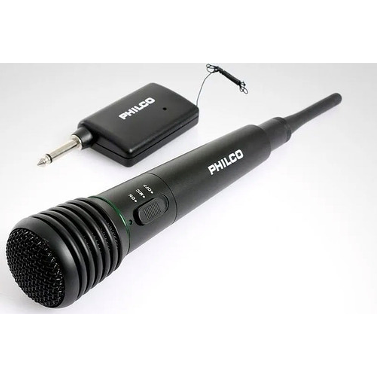 Microfono Karaoke Alambrico Inalambrico Philco Wm-308  Negro 3