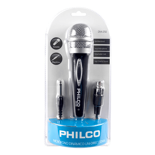 Micrófono Philco DM-250 Metalizado Unidireccional 5