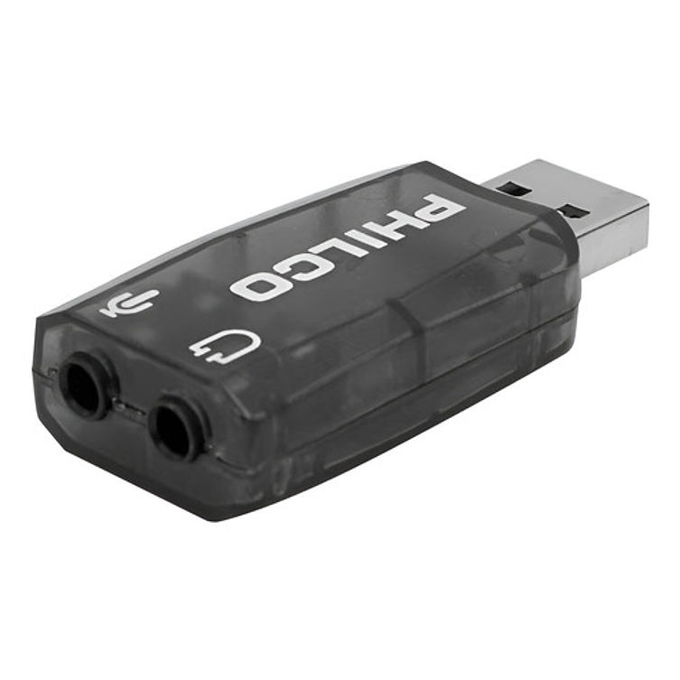 Tarjeta De Sonido Usb Philco Au100 1
