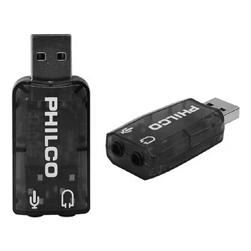 Tarjeta De Sonido Usb Philco Au100 2