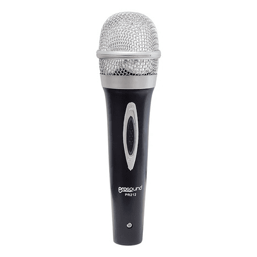 Micrófono Dinámico Prosound Pr212 Con Cable Negro 1