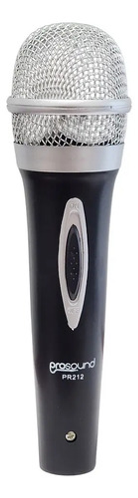 Micrófono Dinámico Prosound Pr212 Con Cable Negro