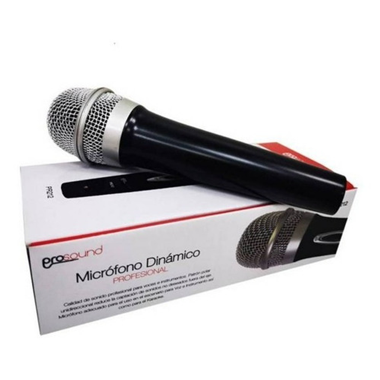 Micrófono Dinámico Prosound Pr212 Con Cable Negro 4