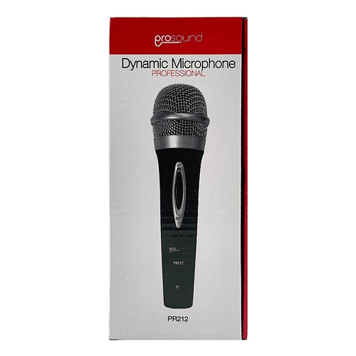 Micrófono Dinámico Prosound Pr212 Con Cable Negro 5
