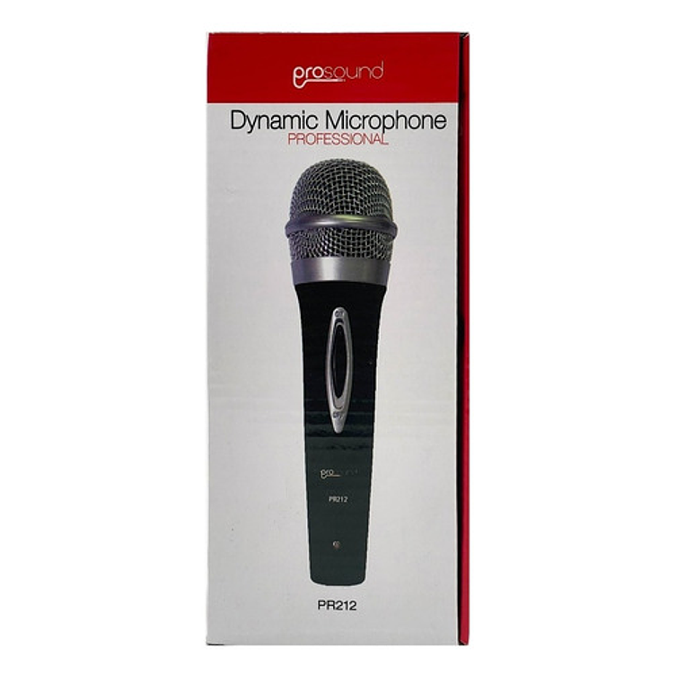 Micrófono Dinámico Prosound Pr212 Con Cable Negro 5