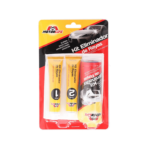 Kit Eliminador Rayones De Auto Superficiales Motorlife 4