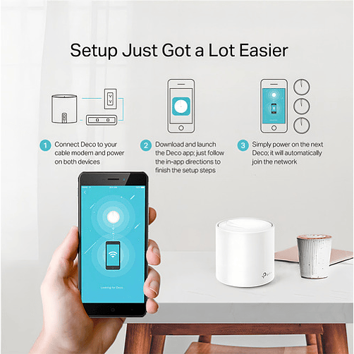 Sistema Wi-fi Mesh Tp-link Deco Deco X20 Blanco Pack X 2 Unidades 4