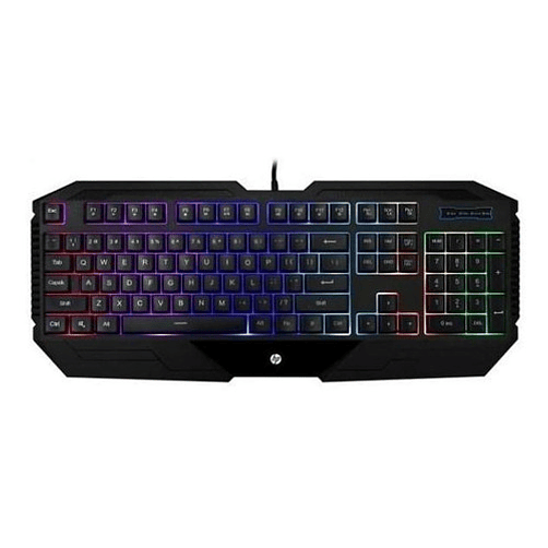 Teclado Gamer Hp K130 Inglés Negro Membrana 4
