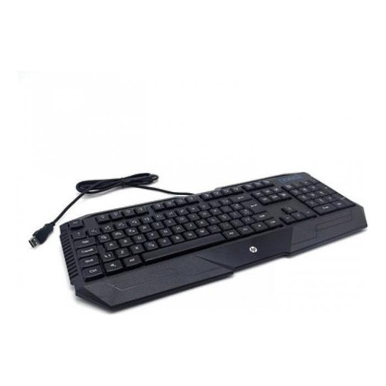 Teclado Gamer Hp K130 Inglés Negro Membrana 5