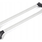 Barra Porta Equipaje Suv Modula Ovalbar Riel Cerrado Plata - Miniatura 1