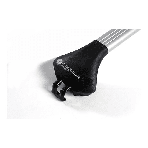 Barra Porta Equipaje Suv Modula Ovalbar Riel Cerrado Plata 4